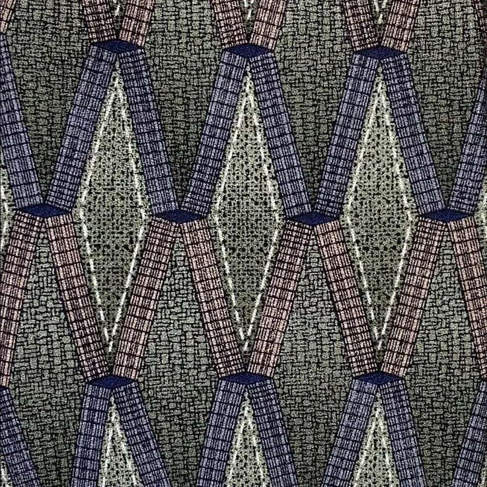 3/$15 Henry Grethel Silk Necktie Diamond Pattern